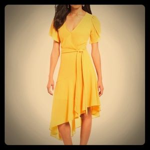 Yellow High Low dress